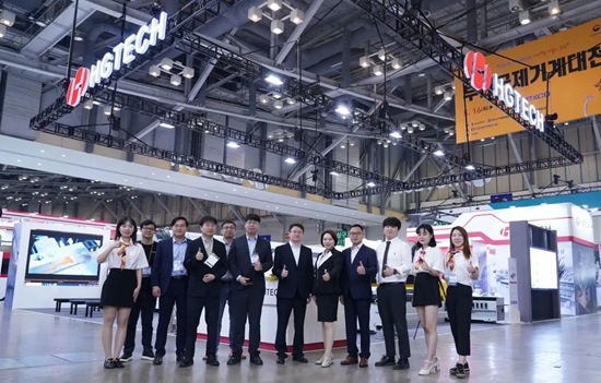 實力出征 | 華工激光驚艷亮相韓國釜山工業展，現場人氣up up！